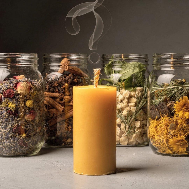 Layered Intent Mystery Candle - Unicorn Fairy Circles Beeswax Candle