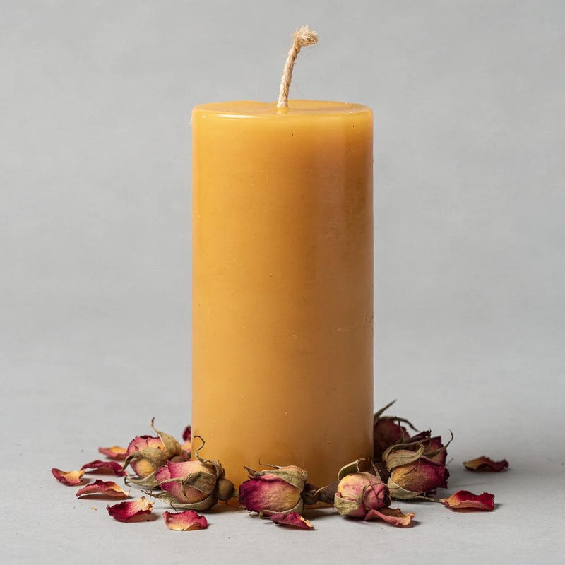 Rose Beeswax Candle - Unicorn Fairy Circles Beeswax Candle