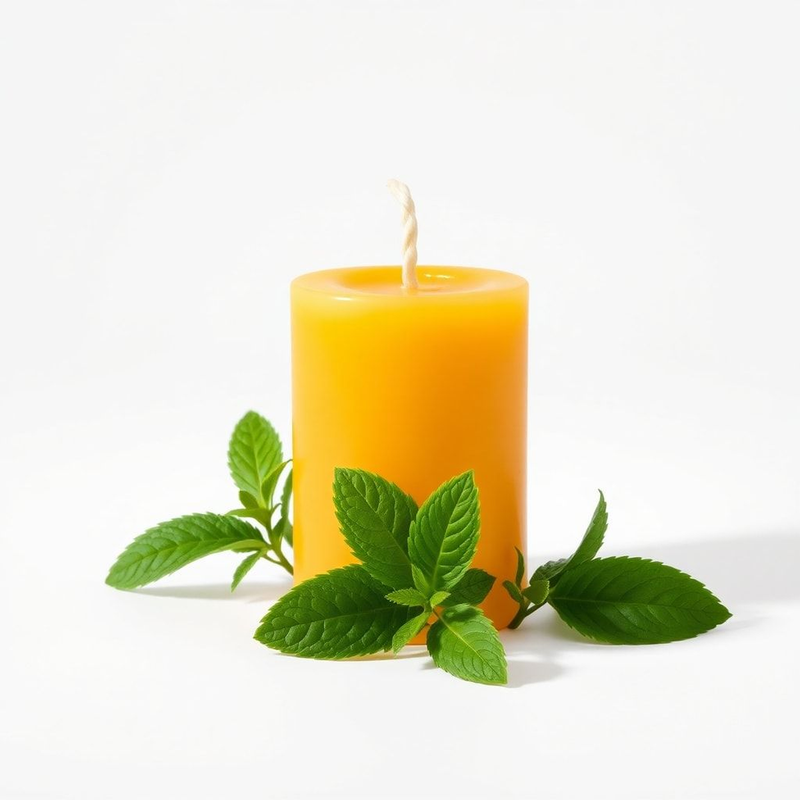 Spearmint | Balance | Beeswax Candle