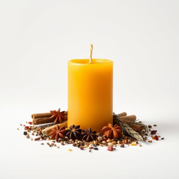 Backroads & Breakfast | Smoked Sea Salt, Charred Pecan, Charred Oak, Black Pepper, Brown Sugar, Leather, Hay | Nostalgia | Beeswax Candle