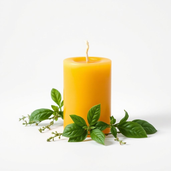 Basil | Prosperity | Beeswax Candle