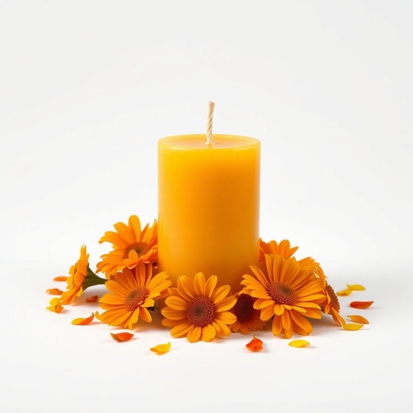 Calendula | Healing | Beeswax Candle