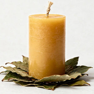 Bay Leaf | Success | Beeswax Candle