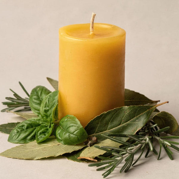 Business Success Beeswax Candle - Unicorn Fairy Circles Beeswax Candle