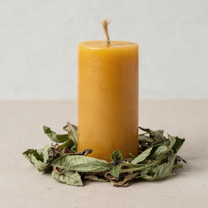 Basil | Prosperity | Beeswax Candle