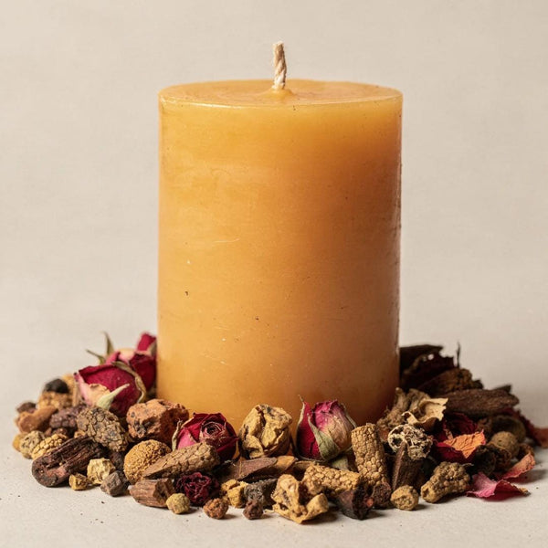 Isis Devotional Beeswax Candle - Unicorn Fairy Circles Beeswax Candle