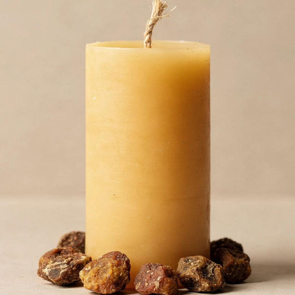 Myrrh Beeswax Candle - Unicorn Fairy Circles Beeswax Candle