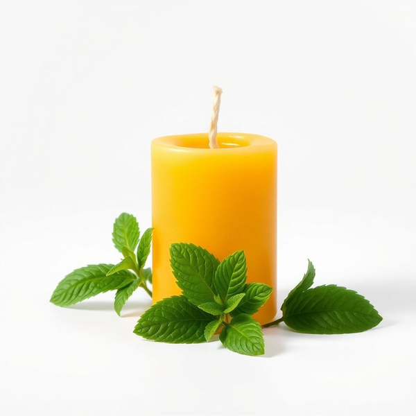 Peppermint | Focus | Beeswax Candle